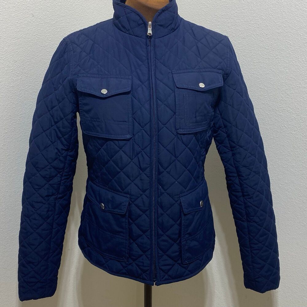 Lauren Ralph Lauren Navy Quilted Jacket
 Women’s Size Medium